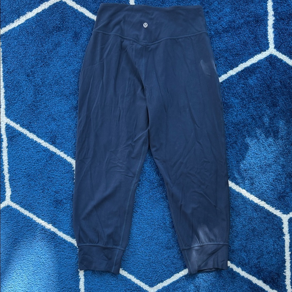 Navy Blue Lulu Leggings size 6